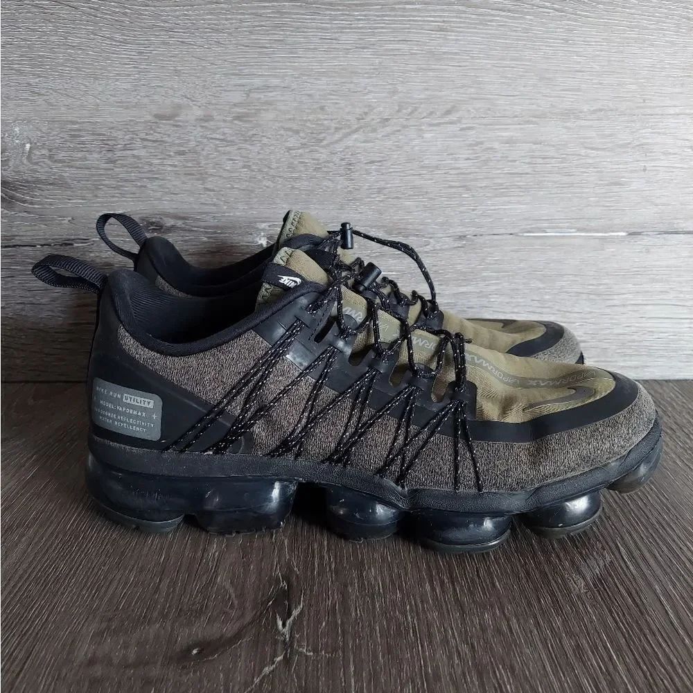 Nike Air VaporMax Run Utility AQ8810-201 'Medium Olive' Size 8